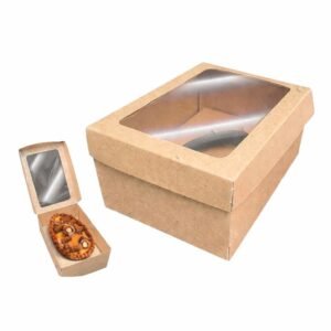 CAJA MEDIO HUEVO RELLENO KRAFT N12 x unidad