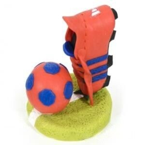 ADORNO PORCELANA FRIA BOTIN PELOTA SAN LORENZO