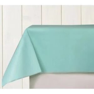 MANTEL FRISELINA LISO 200X140 VERDE PASTEL