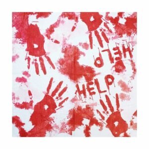 SERVILLETA HALLOWEEN SANGRE HELP NAPTRESS X20