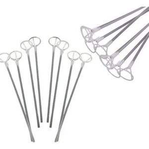 PALITO PARA GLOBOS BURBUJA Y FOIL CON SOPORTE x 42cm - Bolsa x 12un.