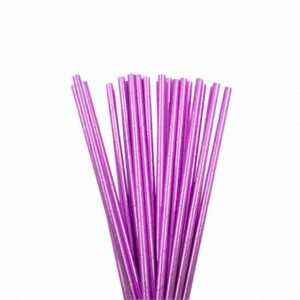SORBETES POLIPAPEL VIOLETA METALIZADO X25