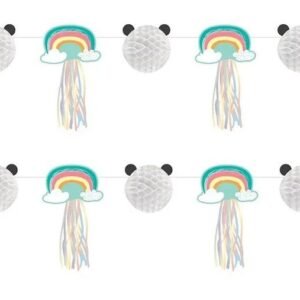 BANNER PANDA Y ARCOIRIS X 200CM