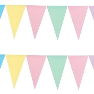 BANDERIN TRIANGULAR CHICO MULTICOLOR PASTEL GM