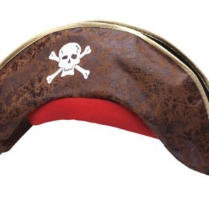 GORRO PIRATA SIMIL CUERO