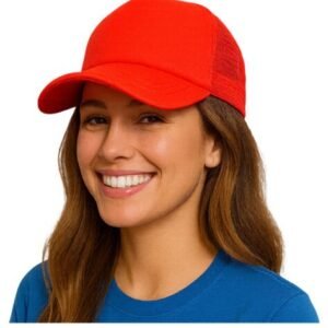 GORRO TRUCKER NEON FLUOR NARANJA