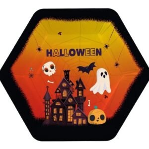 PLATO HEXAGONAL HALLOWEEN X8