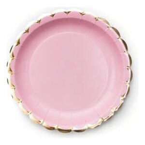PLATOS ONDA ROSA X10UN