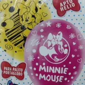 GLOBOS LATEX MINNIE X6