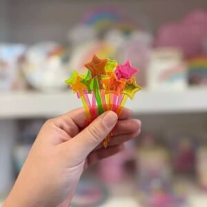 PINCHE PARA COMIDA PICADA ESTRELLA FLUO X X24