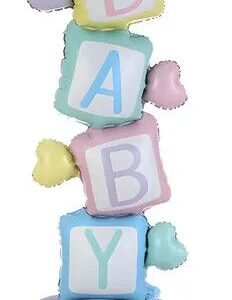 GLOBO CON BASE CUBOS BABY