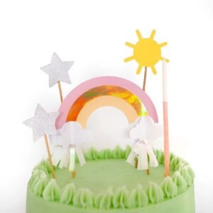 DECO TORTA ARCOIRIS PASTEL