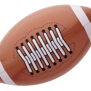 INFLABLE PELOTA RUGBY 31 X 18 CM HALLOWEEN COTILLON DISFRAZ