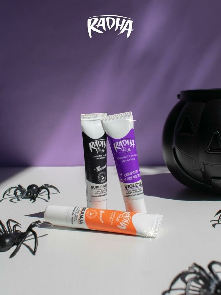 SET COLORANTE EN GEL RADHA HALLOWEEN - Imagen 3