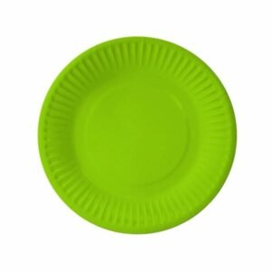 PLATO POLIPAPEL PLENO VERDE MANZANA X8