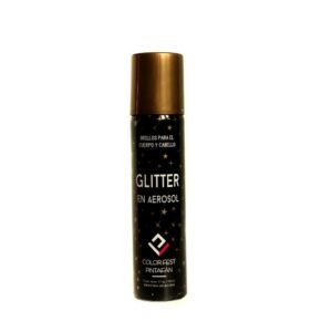 GLITTER EN AEROSOL DORADO