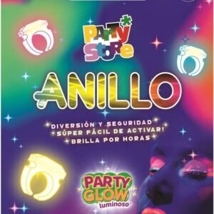ANILLO PARTY GLOW BOLSITA X 1