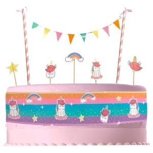 DECORACION PARA TORTAS UNICORNIOS