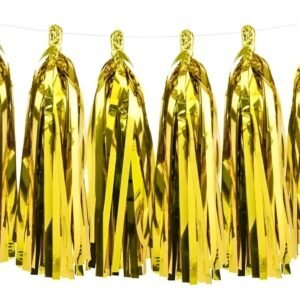 GUIRNALDA BORLAS DORADAS (DIY) 300 CM