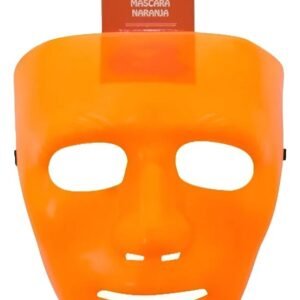 MASCARA CARETA HIP HOP NARANJA