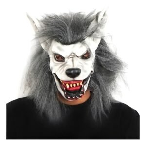 MASCARA DE LATEX LOBO BLANCO