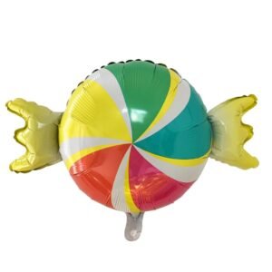 GLOBO METALIZADO FORMA GOLOSINA 71 x 51cm APTO HELIO