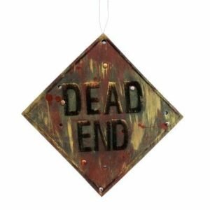 CARTEL *DEAD END* 30x30cm
