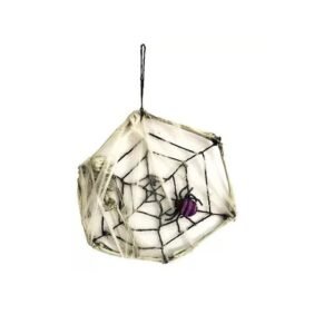 COLGANTE TELARAÑA CON ESQUELETO Y ARAÑA