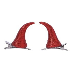HEBILLAS DIABLA GLITTER x 2 unidades