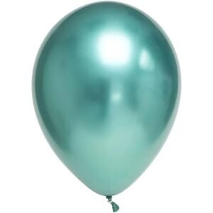BOLSA GLOBO CHROME 10 PULGADAS VERDE X50