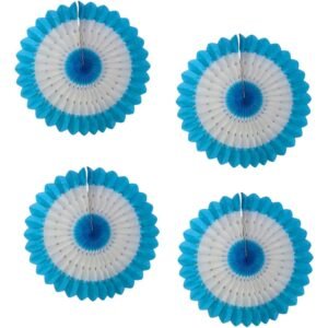 GUIRNALDA ROSETA COLGANTE PATRIO MEDALLON ESCARAPELA GRANDE X4