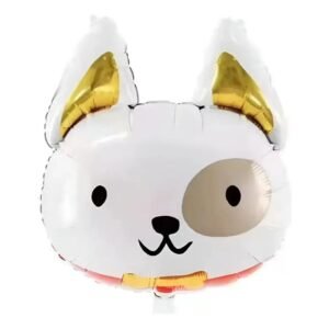 GLOBO CARA PERRO MANCHADO PARCHE OJO