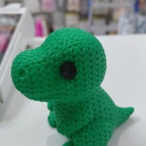 ADORNO 3D DINOSAURIO  T-REX CUTE GRANDE CROCHET