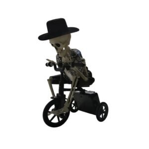 ESQUELETO EN BICICLETA