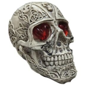 ADORNO CALAVERA (CON SIMBOLOS) CON LUZ