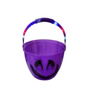 BALDE HALLOWEEN CON LUZ VIOLETA