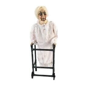 Bruja Abuela en Andador 80 cm Decorativo Premium
