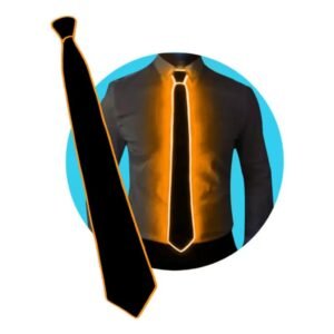 CORBATA LED NARANJA