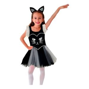 DISFRAZ GATO GATITA NEGRA HALLOWEEN TALLE 3