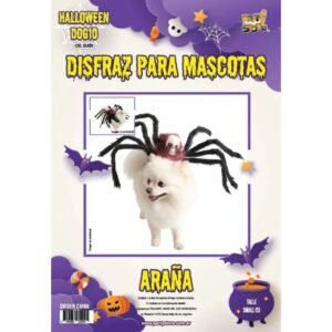 DISFRAZ ARAÑA PARA MASCOTA - TALLE S