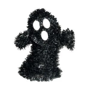 FANTASMA 3D TINSEL NEGRO - 16x14cm.