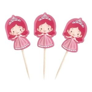 PINCHE CUPCAKE/COPETIN PRINCESA X 20 UNIDADES