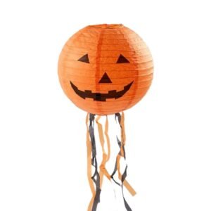 PANTALLA PAPEL HALLOWEEN CALABAZA 30CM
