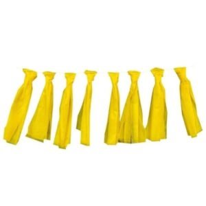 GUIRNALDA SHABBY CHIC FLECOS TELA FRICELINA COTILLON AMARILLO