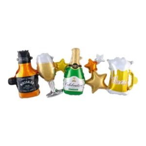 GLOBO METALIZADO GUIRNALDA TRAGOS