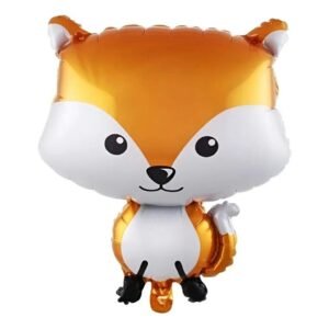 GLOBO METALIZADO ZORRO ANIMALES BOSQUE 65 CM