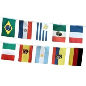 BANDERIN GUIRNALDA MULTI PAISES SURTIDOS
