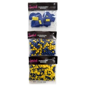 KIT SET SPRINKLES PERLITAS FORMAS P/TORTA BOCA