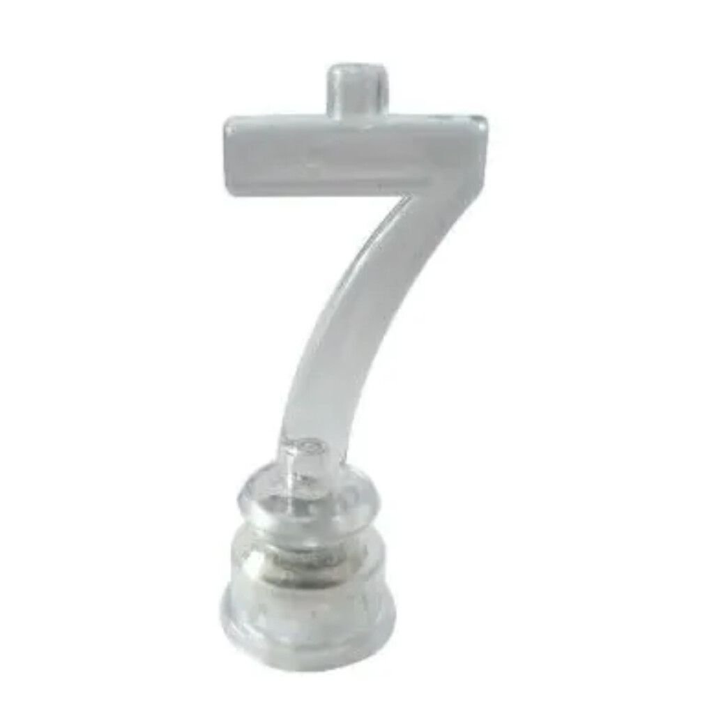 VELA NUMERO LUMINOSO LED N° 7 CON 4 VELITAS - Imagen 2