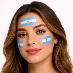TATTOO TATUAJE BANDERA ARGENTINA x1 plancha